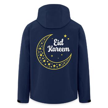 Aïd Kareem - Veste softshell homme en polyester recyclé Stanley/Stella - marine - Dos - AI Model Male 185 light (185cm)