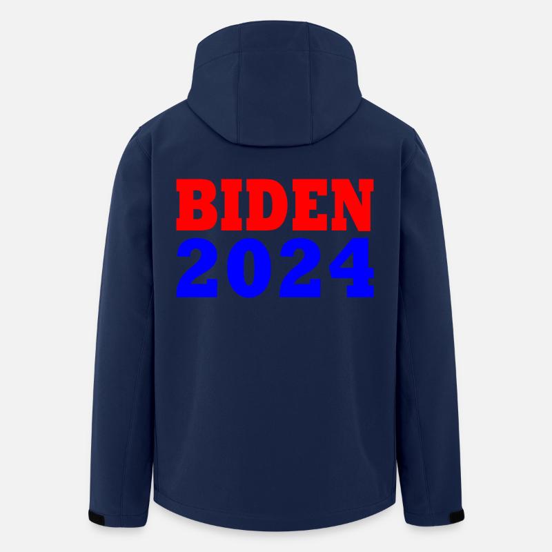Joe Biden 2024 - Recycelte Männer Softshell-Jacke von Stanley/Stella - Navy