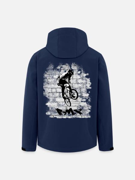 BMX Bike - Recycelte Männer Softshell-Jacke von Stanley/Stella - Navy