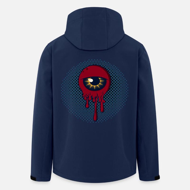 Auge - Recycelte Männer Softshell-Jacke von Stanley/Stella - Navy