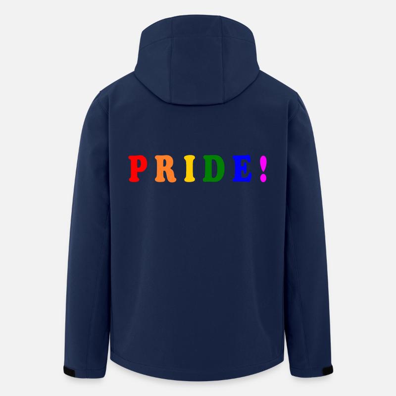 Pride - Veste softshell homme en polyester recyclé Stanley/Stella - marine