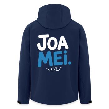 Joa Mei Bayerischer Sarkasmus Dialekt Egal Bayern - Recycelte Männer Softshell-Jacke von Stanley/Stella - Navy - Hinten - AI Model Male 185 light (185cm)