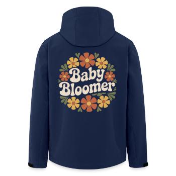 Jardin Bébé Bloomer Jardinier Disant Tournesols - Veste softshell homme en polyester recyclé Stanley/Stella - marine - Dos - AI Model Male 185 light (185cm)