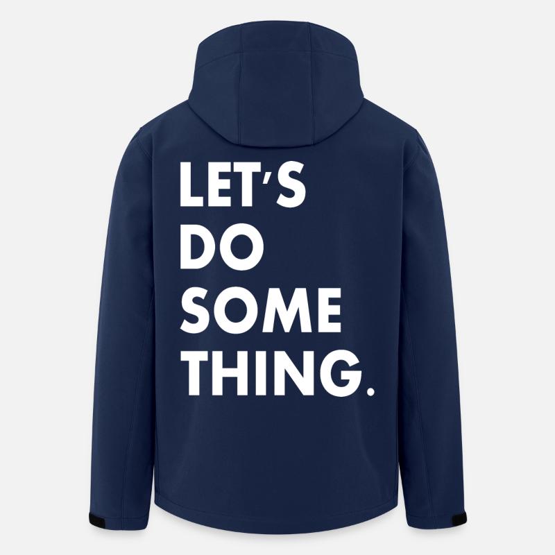 lets do something - Recycelte Männer Softshell-Jacke von Stanley/Stella - Navy
