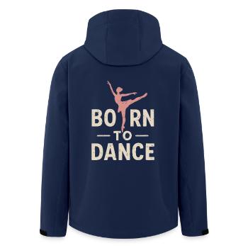 Born to dance - Men’s Recycled Softshell Jacket by Stanley/Stella - navy - Back - AI Model Male 185 light (185cm)