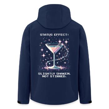 Status: Slightly Shaken | Bond Approved Cocktails - Recycelte Männer Softshell-Jacke von Stanley/Stella - Navy - Hinten - AI Model Male 185 light (185cm)