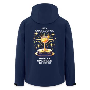 Epic Cocktail Creation | Bartender Skill Check - Men’s Recycled Softshell Jacket by Stanley/Stella - navy - Back - AI Model Male 185 light (185cm)