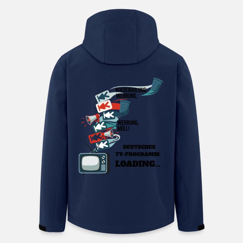 Deutsches TV-Programm: Loading... - Recycelte Männer Softshell-Jacke von Stanley/Stella - Navy