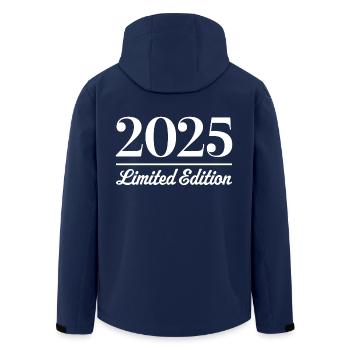 2025 Limited Edition - Men’s Recycled Softshell Jacket by Stanley/Stella - navy - Back - AI Model Male 185 light (185cm)