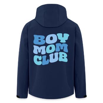 Club des mamans garçons - Veste softshell homme en polyester recyclé Stanley/Stella - marine - Dos - AI Model Male 185 light (185cm)