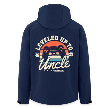 Ascended to Uncle 2025 - Men’s Recycled Softshell Jacket by Stanley/Stella - navy - Back - AI Model Male 185 light (185cm)