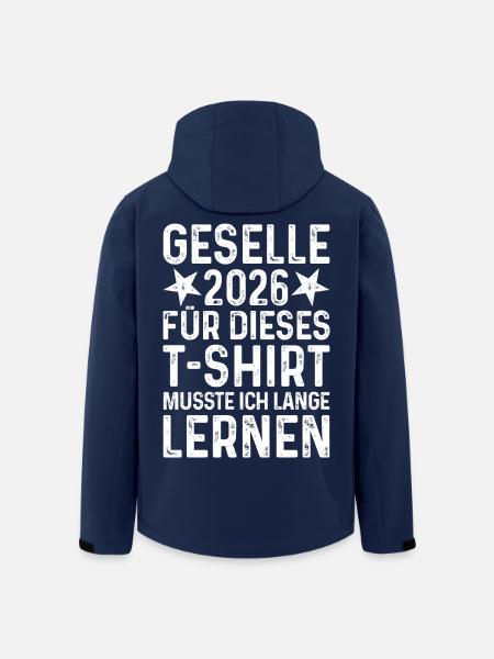 Geselle 2026 T-Shirt lange lernen grunge Geschenk - Recycelte Männer Softshell-Jacke von Stanley/Stella - Navy
