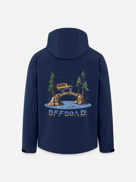Off-road vehicles - Men’s Recycled Softshell Jacket by Stanley/Stella - navy