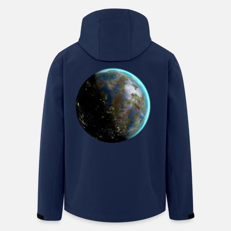 Terraforming Mars - Der Mars der Zukunft - Recycelte Männer Softshell-Jacke von Stanley/Stella - Navy