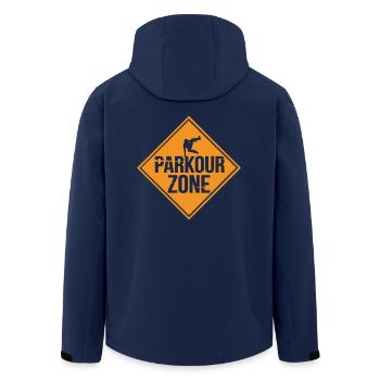 Runaway Sports extrêmes Stunt - Veste softshell homme en polyester recyclé Stanley/Stella - marine - Dos - AI Model Male 185 light (185cm)