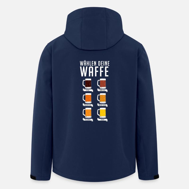 Wähle deine Waffe - Recycelte Männer Softshell-Jacke von Stanley/Stella - Navy