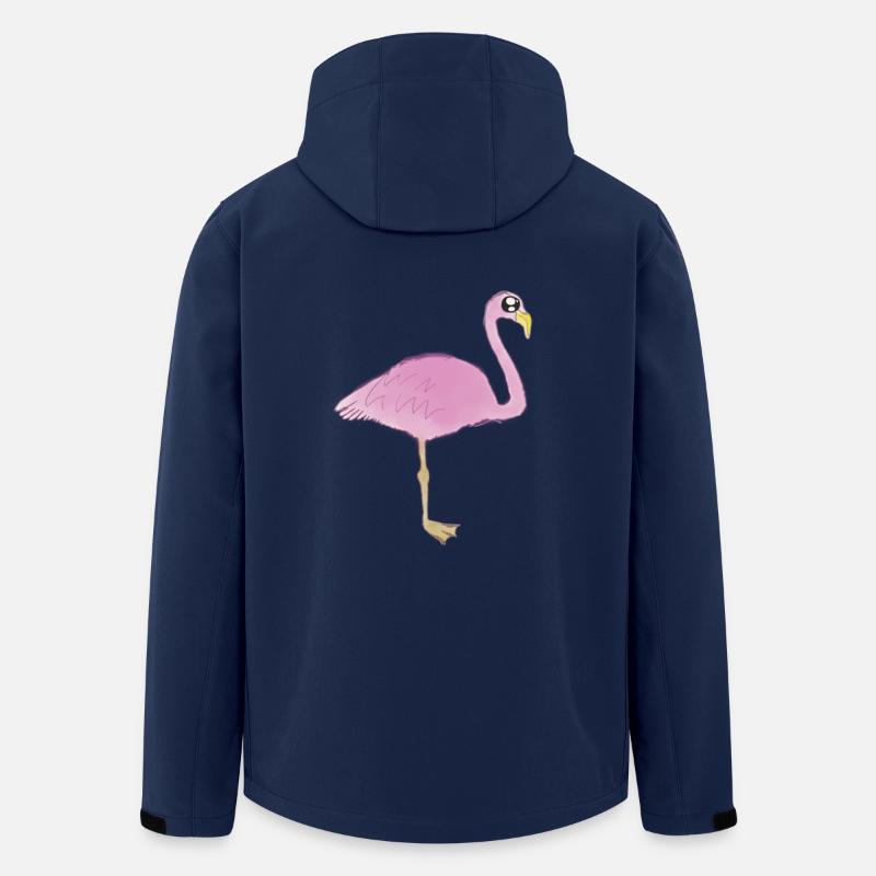 flamingo - Recycelte Männer Softshell-Jacke von Stanley/Stella - Navy