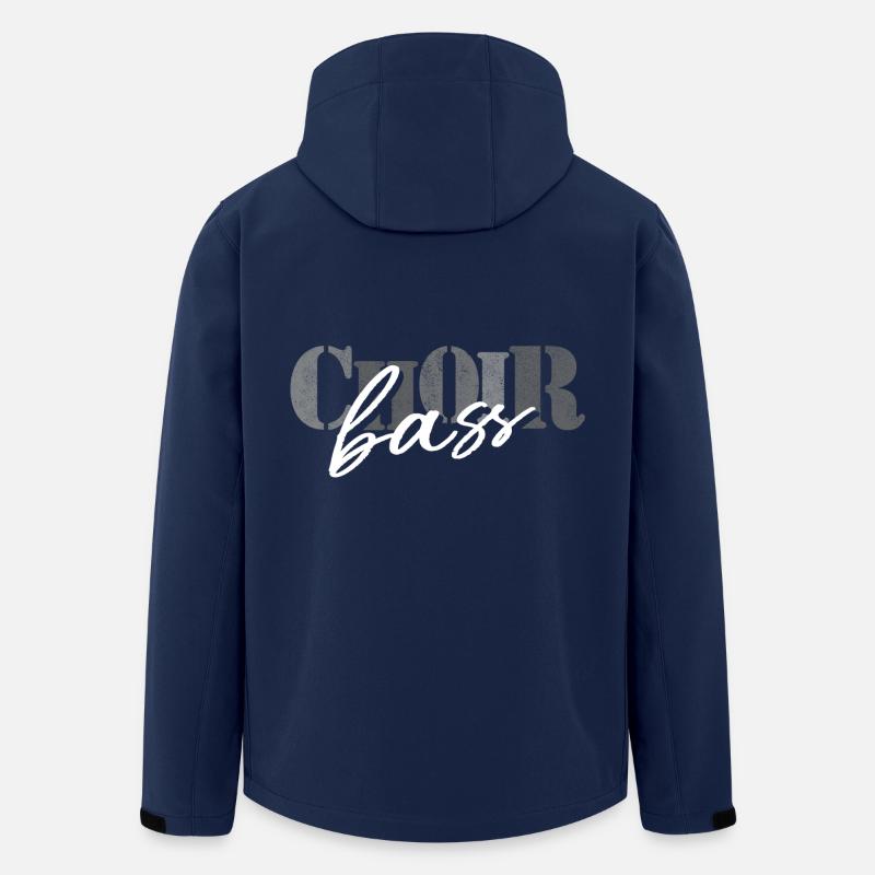 Chorale - Chanteuse basse - Veste softshell homme en polyester recyclé Stanley/Stella - marine