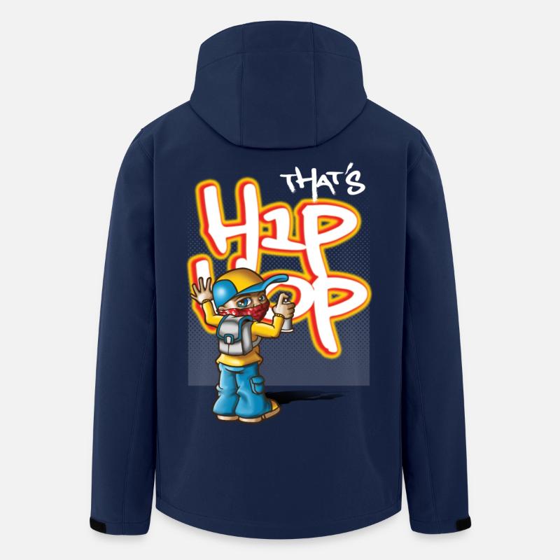 That's hip hop - Veste softshell homme en polyester recyclé Stanley/Stella - marine