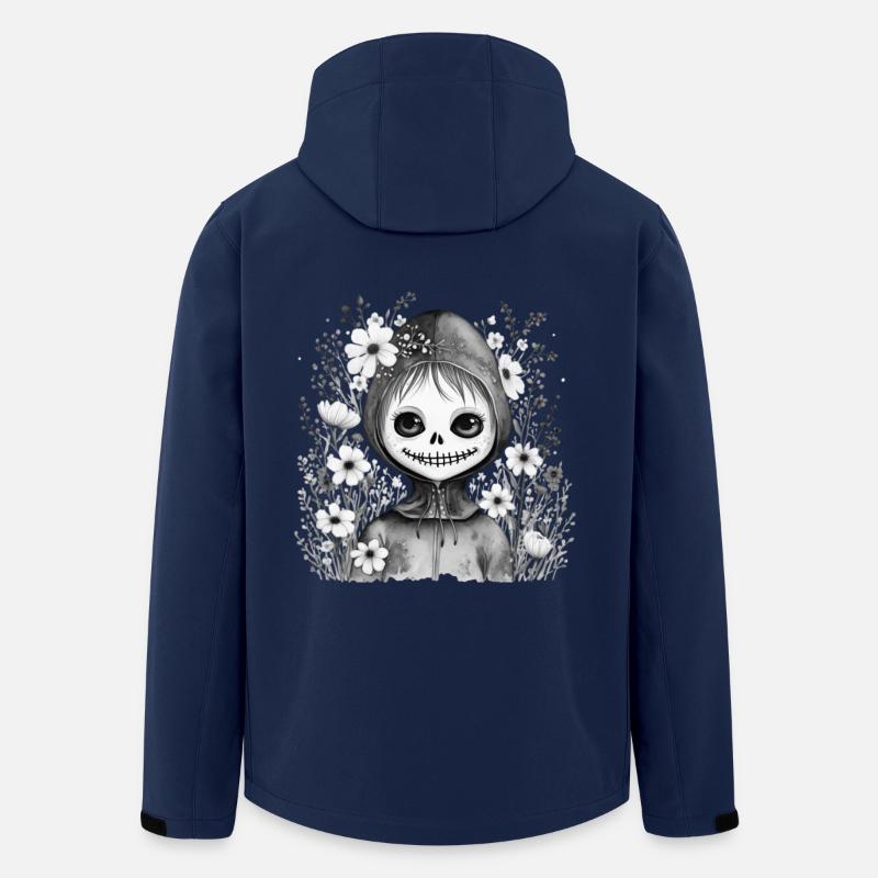 Halloween-Ghul - Recycelte Männer Softshell-Jacke von Stanley/Stella - Navy