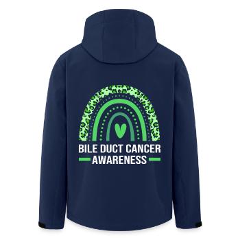 Bile Cancer - Men’s Recycled Softshell Jacket by Stanley/Stella - navy - Back - AI Model Male 185 light (185cm)