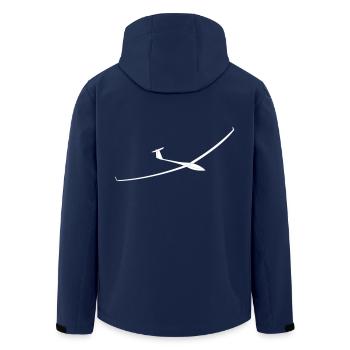 Planeur Association Aerolub cadeaux Sports de plein air - Veste softshell homme en polyester recyclé Stanley/Stella - marine - Dos - AI Model Male 185 light (185cm)
