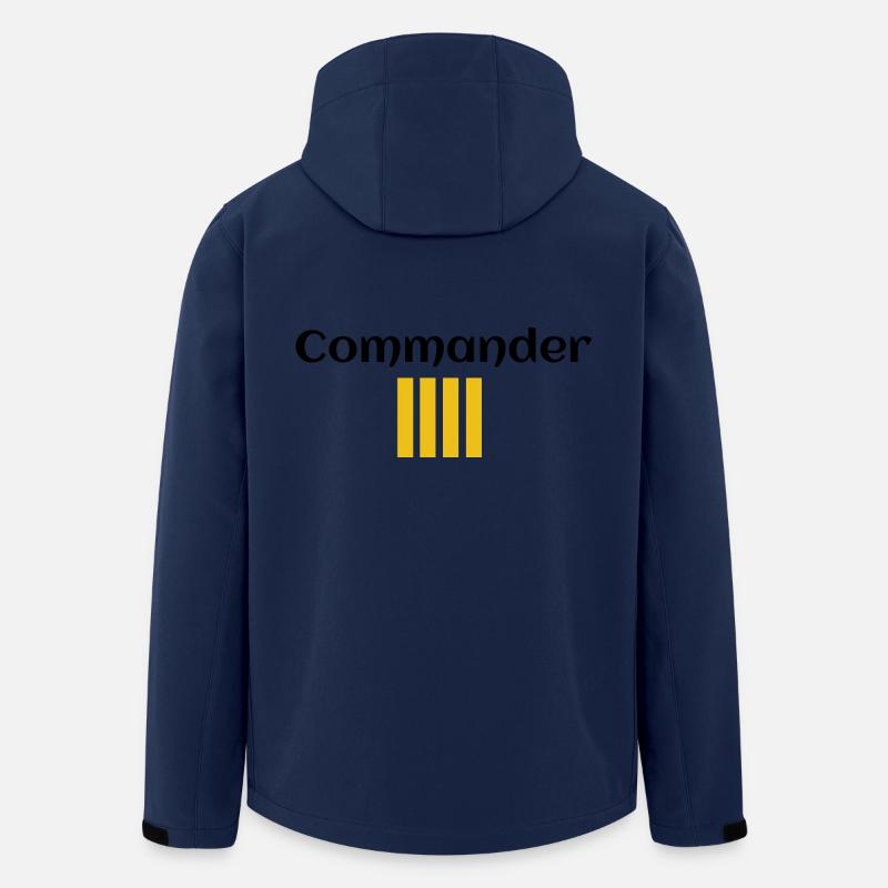 Commander - Recycelte Männer Softshell-Jacke von Stanley/Stella - Navy