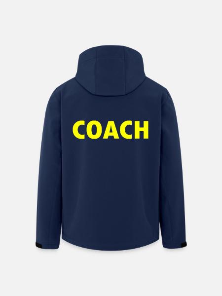 Coach - Men’s Recycled Softshell Jacket by Stanley/Stella - navy