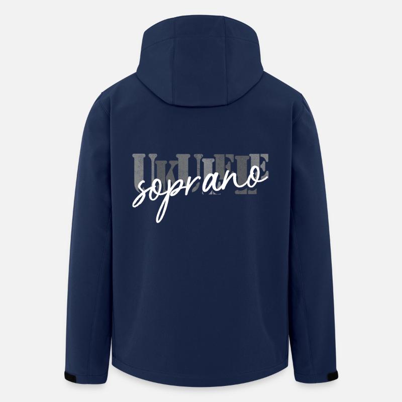Ukulélé Soprano Noir Blanc - Veste softshell homme en polyester recyclé Stanley/Stella - marine