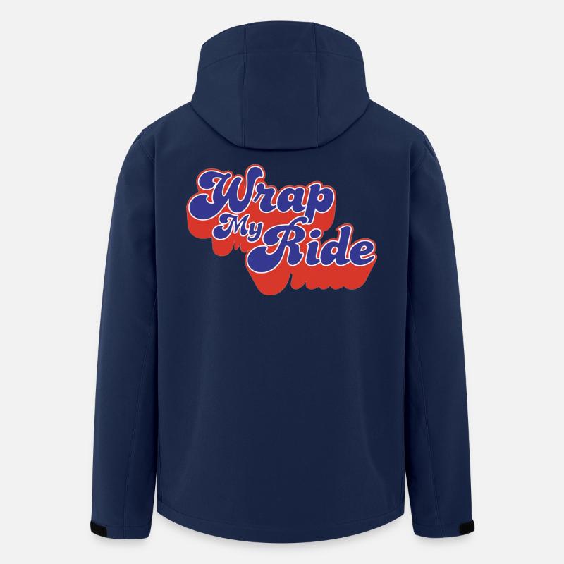 Wickel meine Fahrt ein - Recycelte Männer Softshell-Jacke von Stanley/Stella - Navy