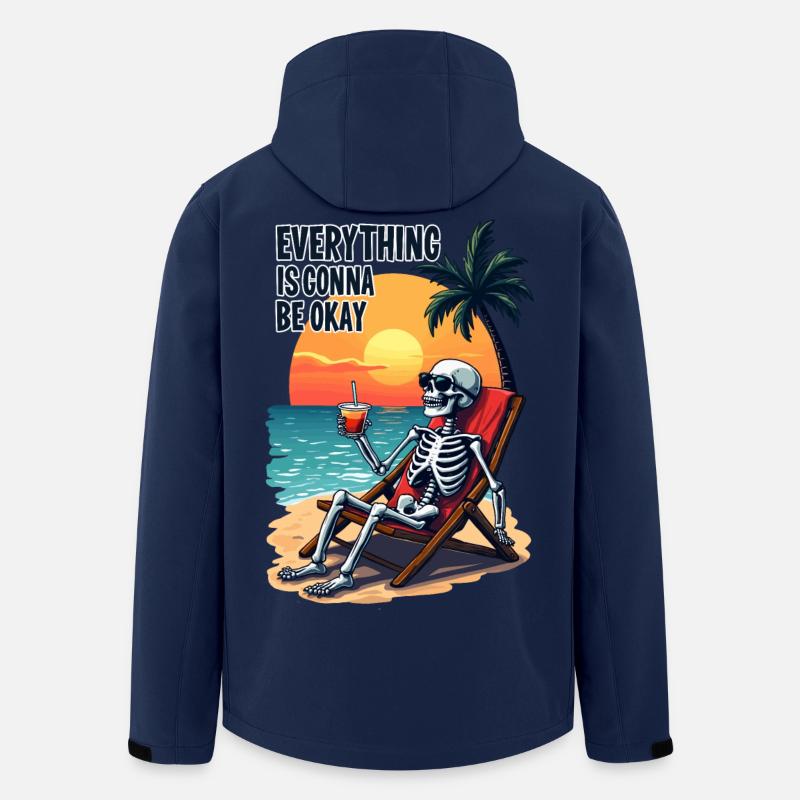 Alles wird gut - Recycelte Männer Softshell-Jacke von Stanley/Stella - Navy