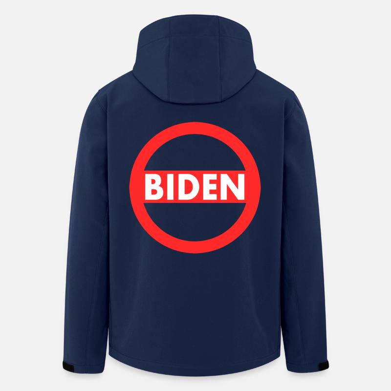 Joe Biden - Recycelte Männer Softshell-Jacke von Stanley/Stella - Navy