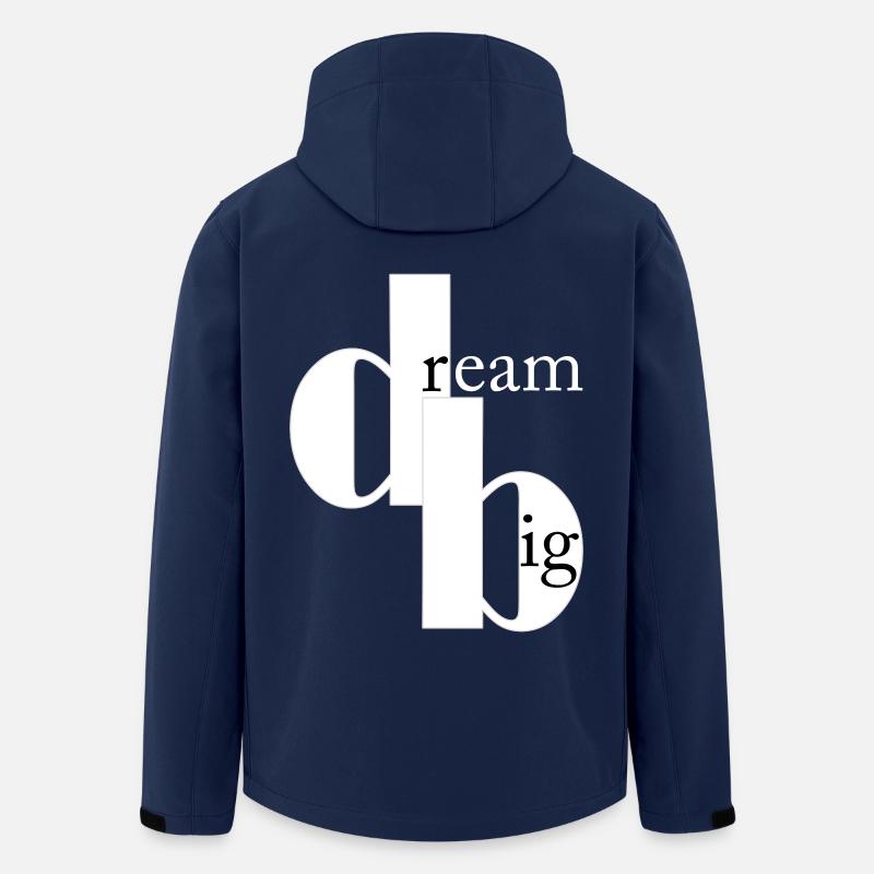 dream big - Recycelte Männer Softshell-Jacke von Stanley/Stella - Navy