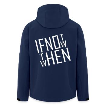 si pas maintenant alors quand / Motivation Sport Fitness - Veste softshell homme en polyester recyclé Stanley/Stella - marine - Dos - AI Model Male 185 light (185cm)