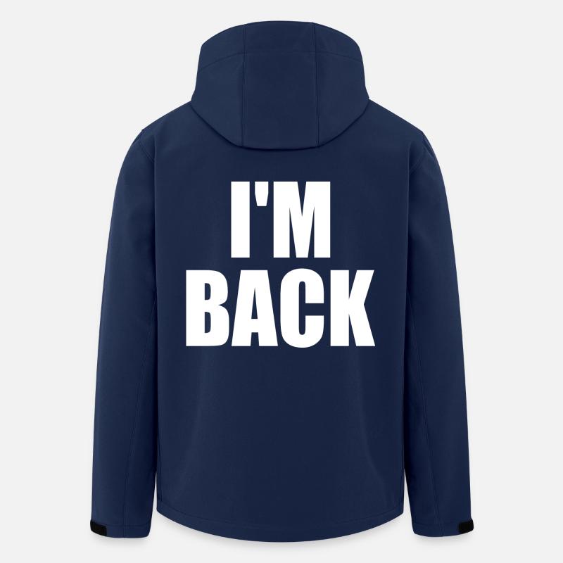 I'm back - Recycelte Männer Softshell-Jacke von Stanley/Stella - Navy