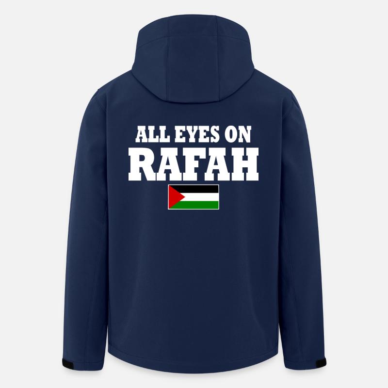 all eyes on rafah - Men’s Recycled Softshell Jacket by Stanley/Stella - navy