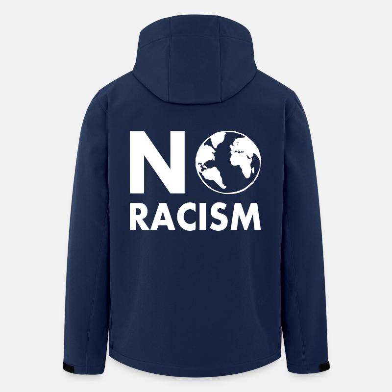 No racism - Recycelte Männer Softshell-Jacke von Stanley/Stella - Navy