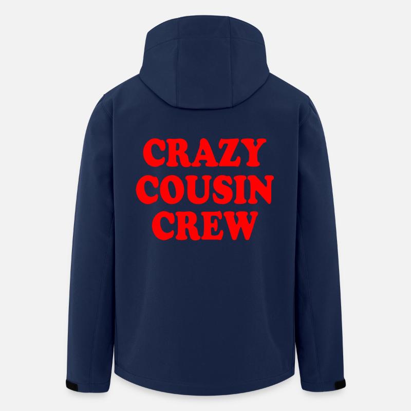 Crazy cousin crew - Recycelte Männer Softshell-Jacke von Stanley/Stella - Navy