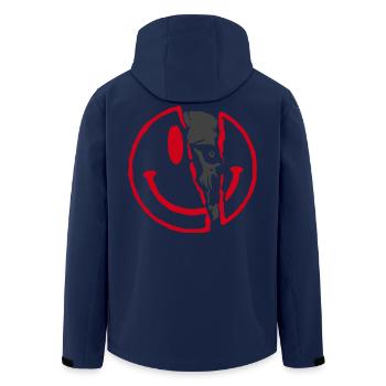 Sourire brisé - Veste softshell homme en polyester recyclé Stanley/Stella - marine - Dos - AI Model Male 185 light (185cm)