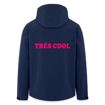 Trés cool - Veste softshell homme en polyester recyclé Stanley/Stella - marine - Dos - AI Model Male 185 light (185cm)