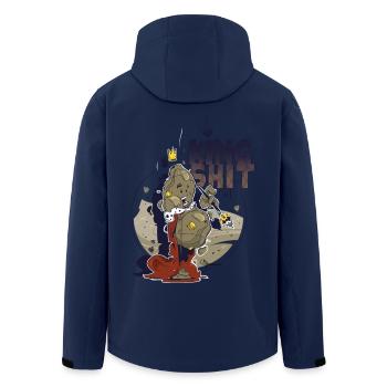 King Shit - Veste softshell homme en polyester recyclé Stanley/Stella - marine - Dos - AI Model Male 185 light (185cm)
