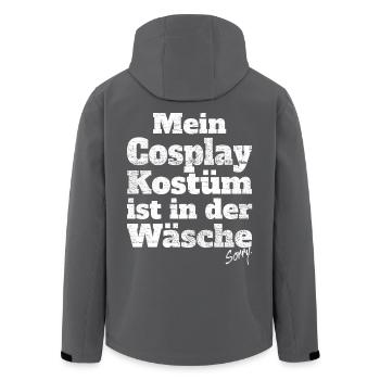 Costume de cosplay en lingerie Anime Manga Cosplayer - Veste softshell homme en polyester recyclé Stanley/Stella - charbon - Dos - AI Model Male 185 light (185cm)