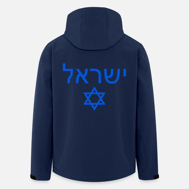 Israel - Recycelte Männer Softshell-Jacke von Stanley/Stella - Navy