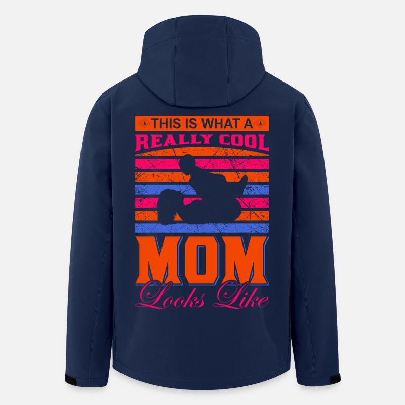 Really Cool Mom Shirt – Gift Idea - Men’s Recycled Softshell Jacket by Stanley/Stella - navy