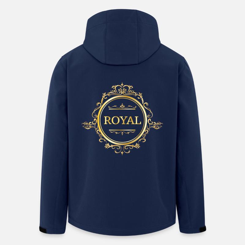 Just Be Royal. - Recycelte Männer Softshell-Jacke von Stanley/Stella - Navy