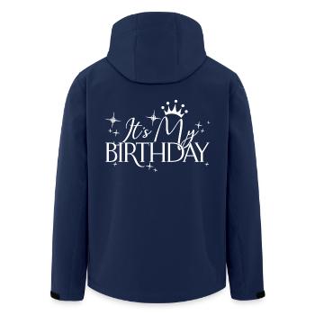 C’est mon anniversaire Cool Birthday Party Gift & Outfit - Veste softshell homme en polyester recyclé Stanley/Stella - marine - Dos - AI Model Male 185 light (185cm)