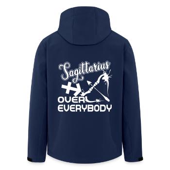 Sagittarius Over Everybody Horoscope - Men’s Recycled Softshell Jacket by Stanley/Stella - navy - Back - AI Model Male 185 light (185cm)