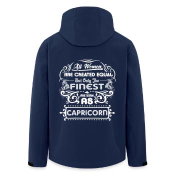 Capricorn Finest Women Born As Capricorn - Men’s Recycled Softshell Jacket by Stanley/Stella - navy - Back - AI Model Male 185 light (185cm)