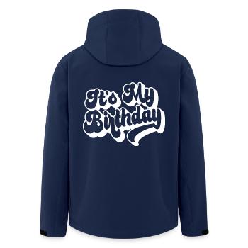 Es ist mein Geburtstag Cooles Geburtstagsparty-Geschenk & Outfit - Recycelte Männer Softshell-Jacke von Stanley/Stella - Navy - Hinten - AI Model Male 185 light (185cm)