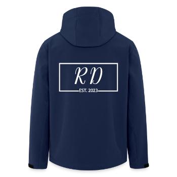 RD Est. 2023 Graduation Dietitian Student Gift - Veste softshell homme en polyester recyclé Stanley/Stella - marine - Dos - AI Model Male 185 light (185cm)